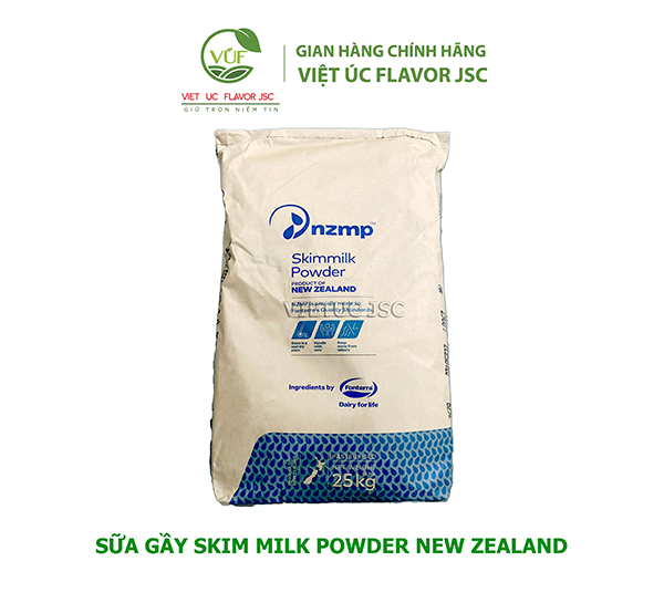 Sữa gầy Skim Milk Powder New Zealand - Hương Liệu Việt úc - Công Ty Cổ Phần Xuất Nhập Khẩu Hương Liệu Việt úc